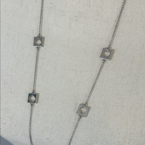 Kate Spade Silver Geometric Necklace - Picture 3 of 4